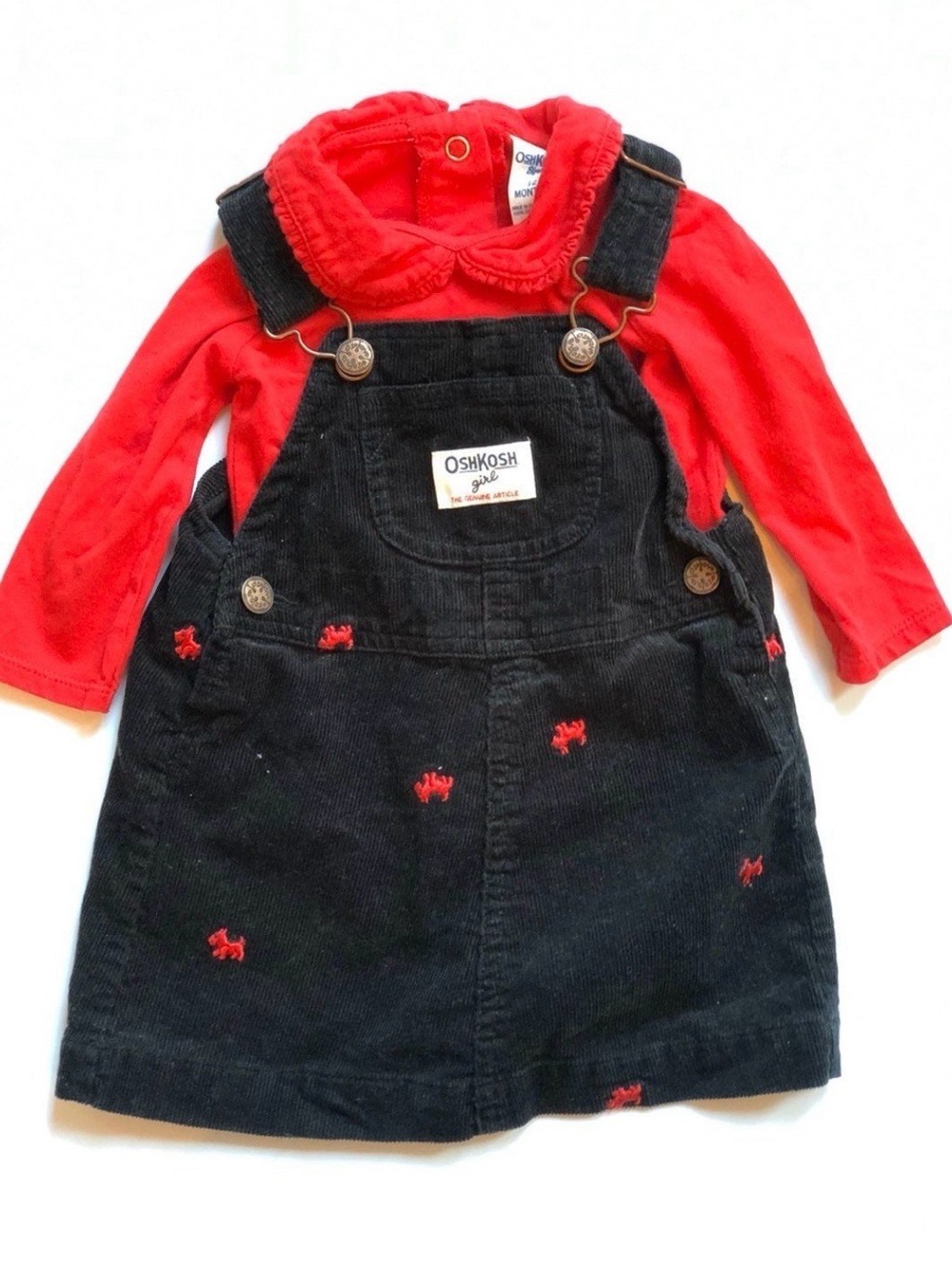 Oshkosh Jumper Set (size 12m)